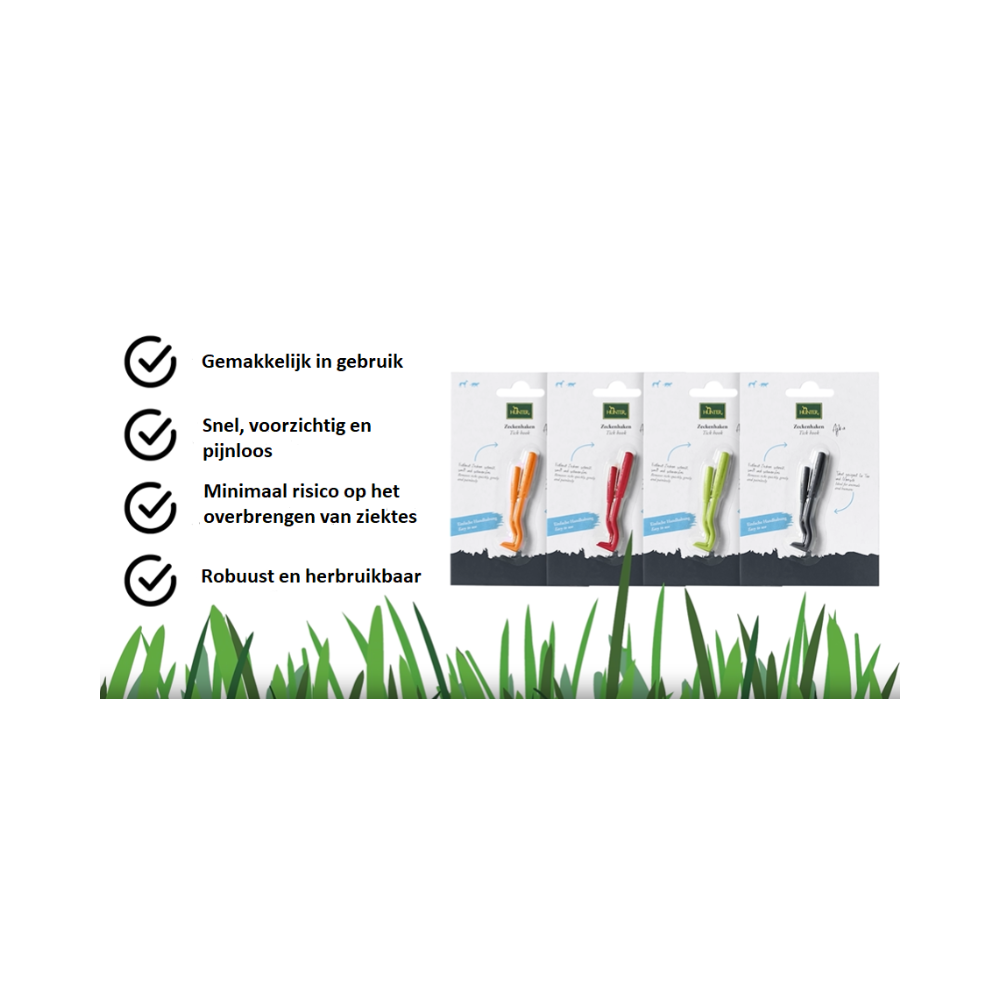 Tekenhaak Set (2 stuks) 2 Tekenhaak Set (2 stuks) - Afbeelding 2