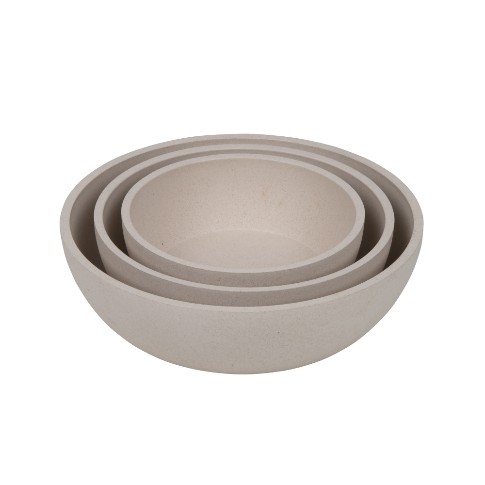 Voerbak BAMBOO Crème 1 voerbak bamboe crème