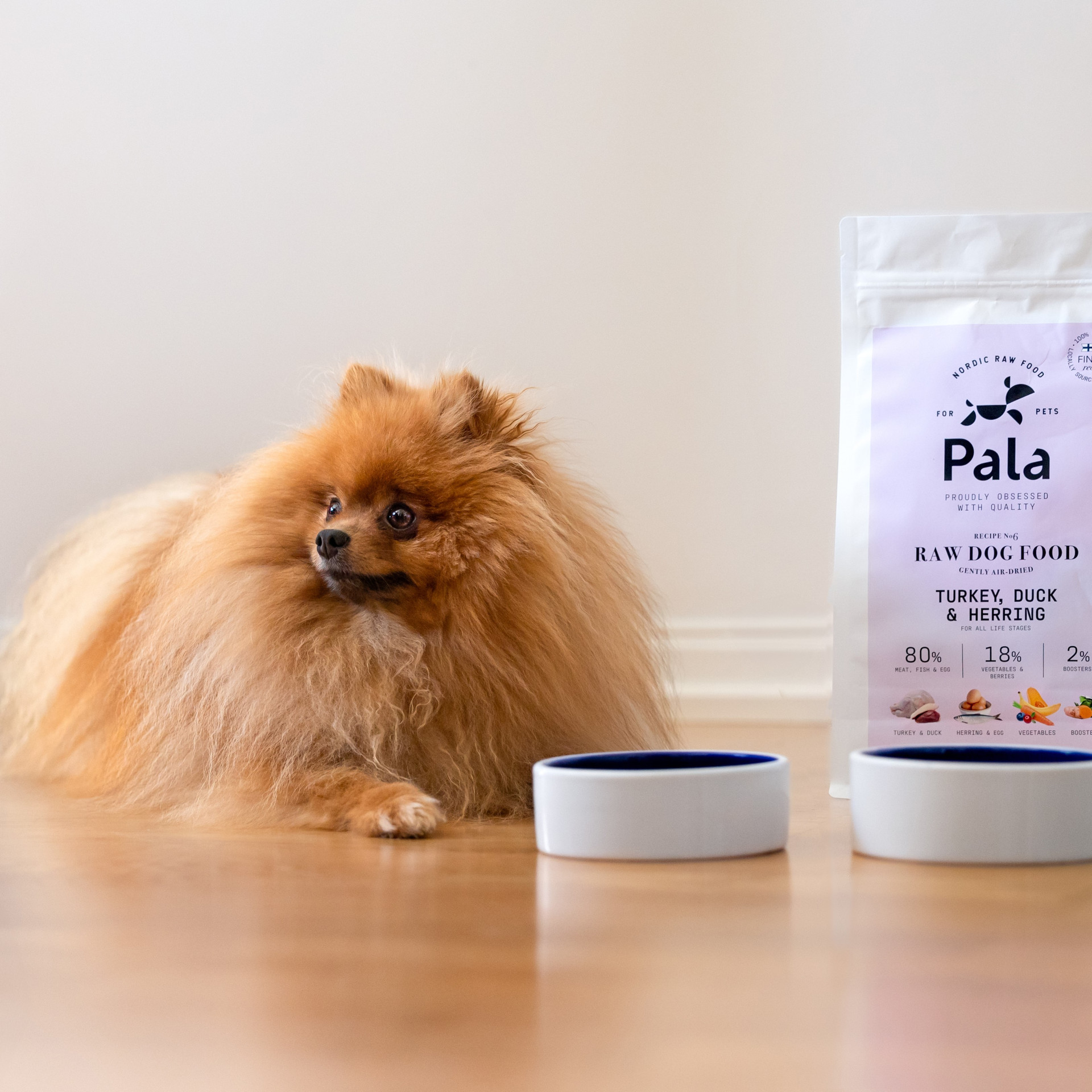 Pala - Gedroogd Vlees - Kalkoen, Eend & Haring 2 Pala - Gedroogd Vlees - Kalkoen, Eend & Haring - Afbeelding 2