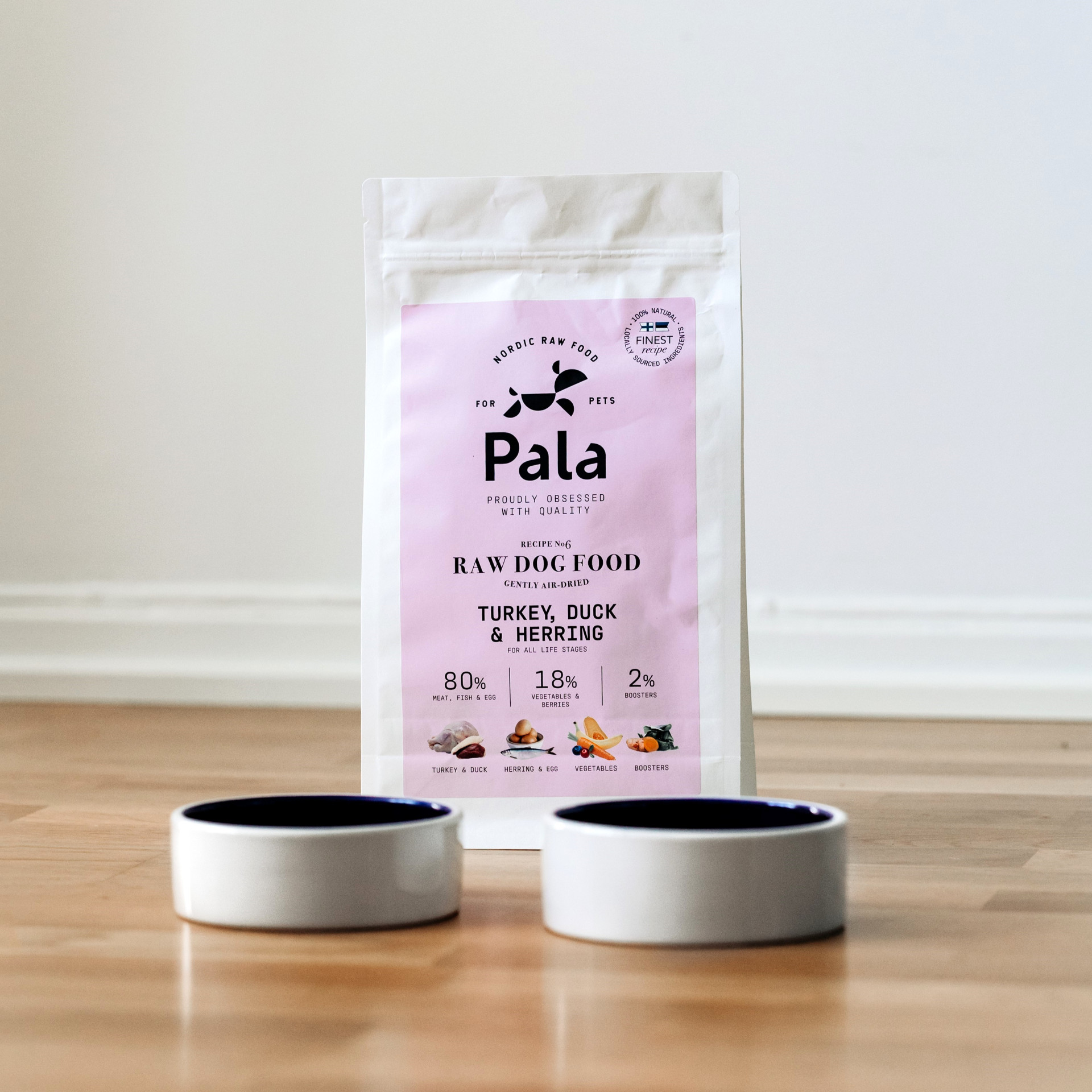 Pala - Gedroogd Vlees - Kalkoen, Eend & Haring 6 Pala - Gedroogd Vlees - Kalkoen, Eend & Haring - Afbeelding 6