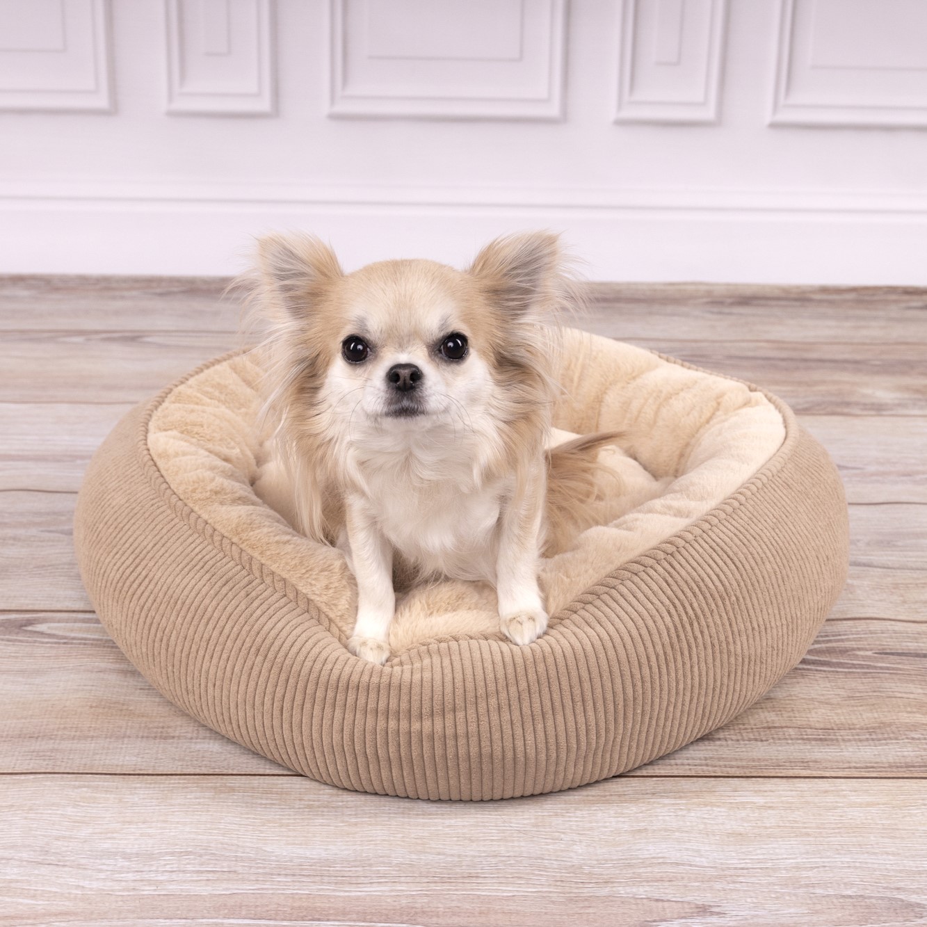 Hondendonut Taupe 2 Hondendonut Taupe - Afbeelding 2