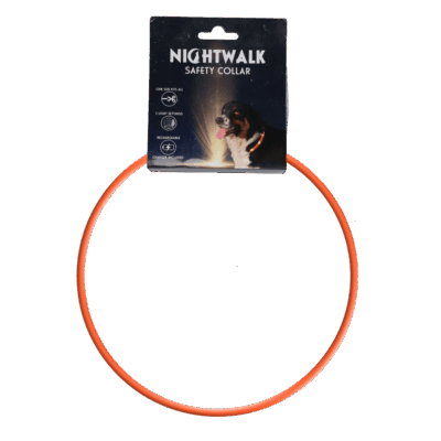 lichtgevende halsband hond - veiligheid hond