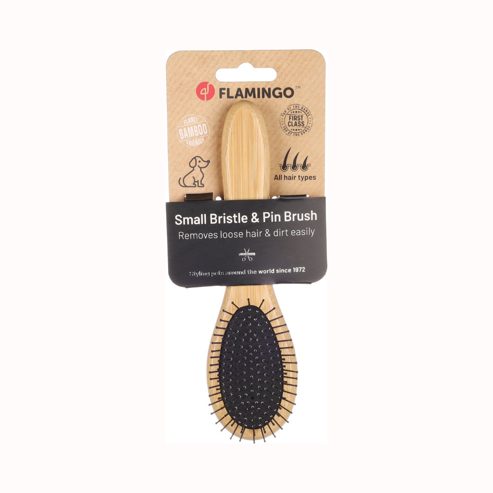 Hondenborstel Bamboe Dubbelzijdig 3 Hondenborstel Bamboe Dubbelzijdig - Afbeelding 3