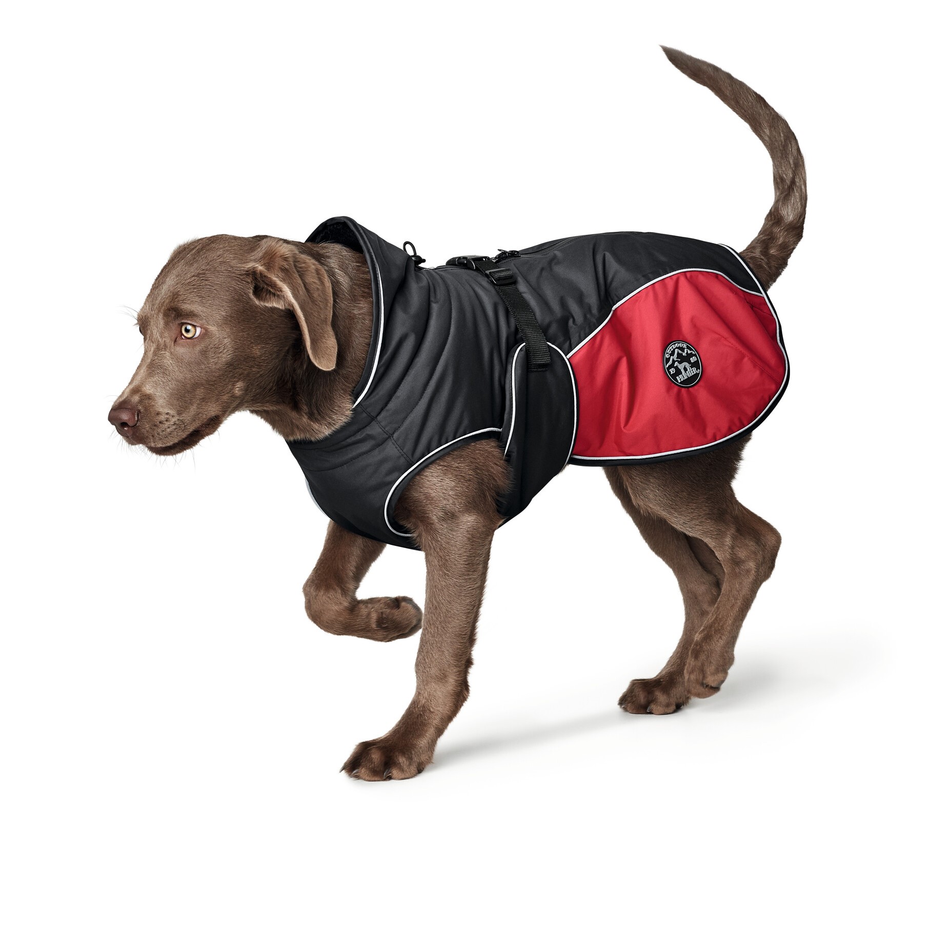 Hondenjas Antraciet/Rood 1 hondenjas hunter antraciet rood