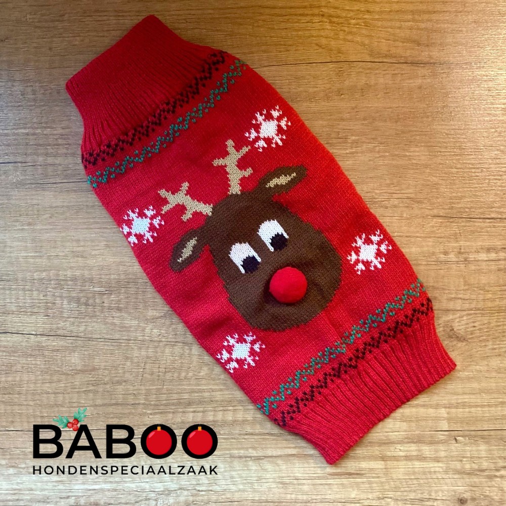 Kersttrui Hond Eland 4 Kersttrui Hond Eland - Afbeelding 4