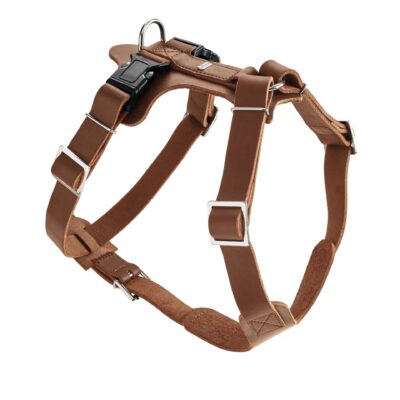 leren hondentuig cognac