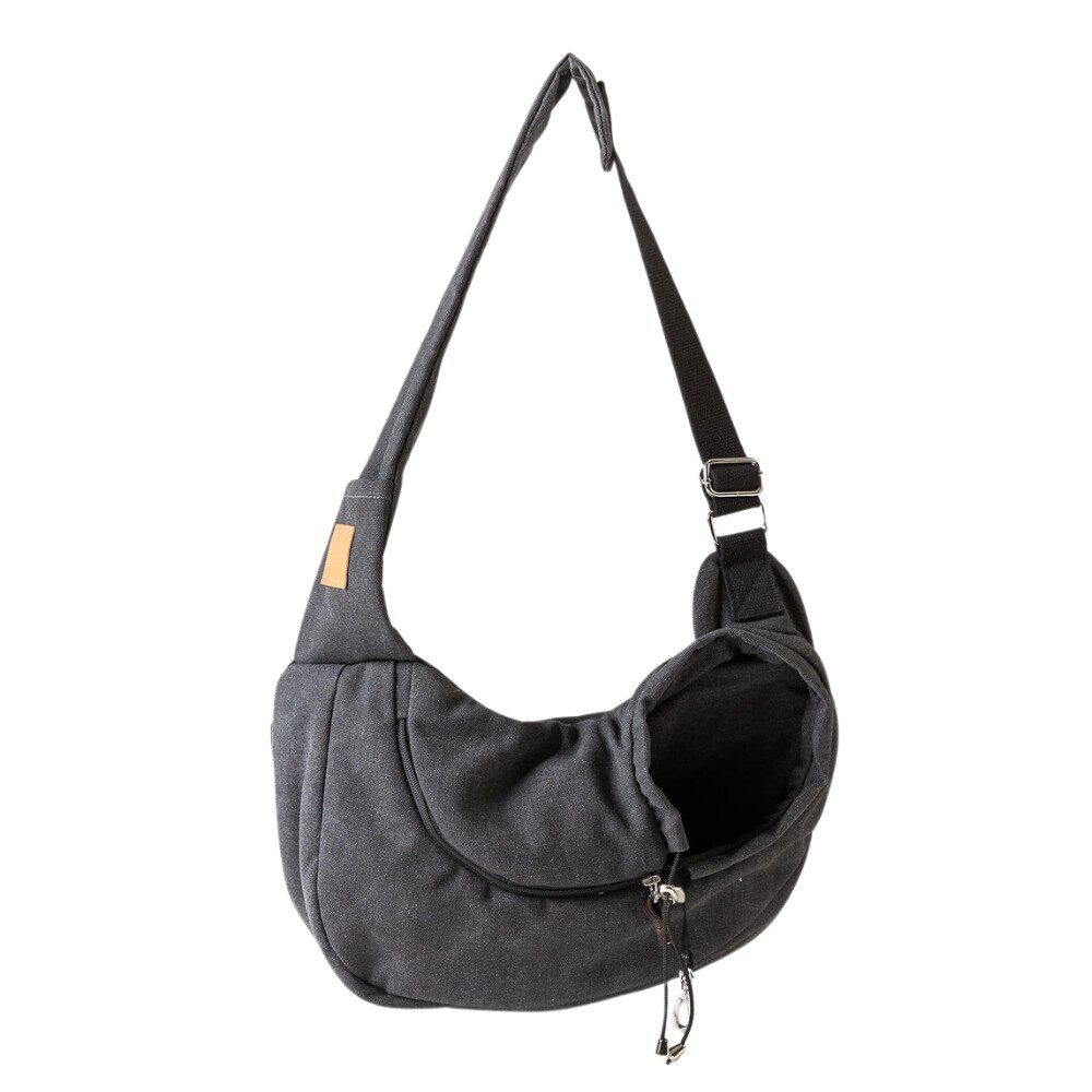 Draagtas Linus Zwart 1 hondentas linus zwart