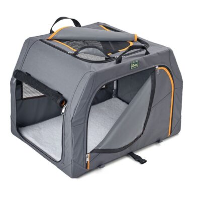 reisbench hond opvouwbaar grijs