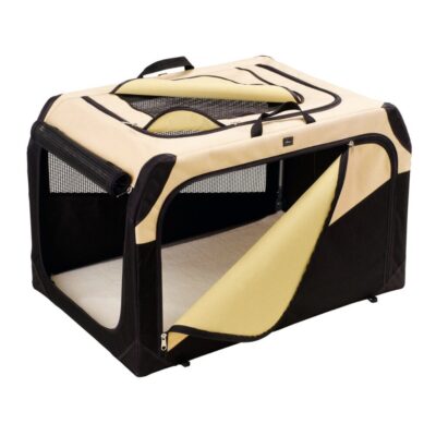 reisbench hond opvouwbaar beige