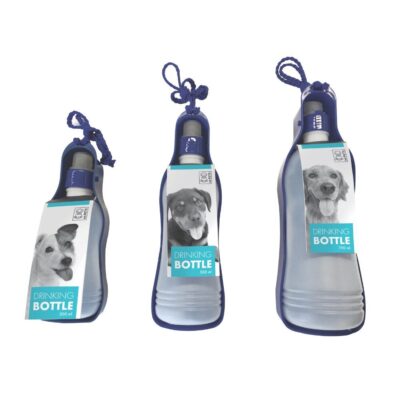 drinkfles hond blauw