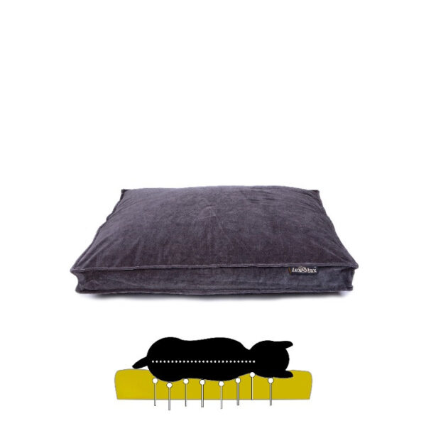 Hondenkussen Royal Velvet Grijs