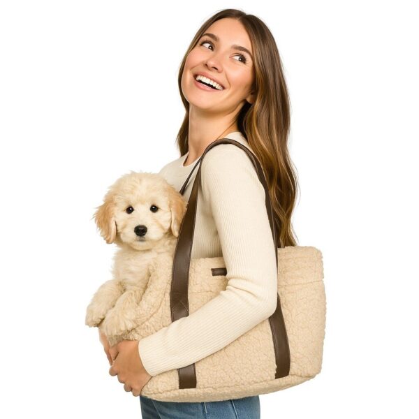 Hondentas Teddy Beige