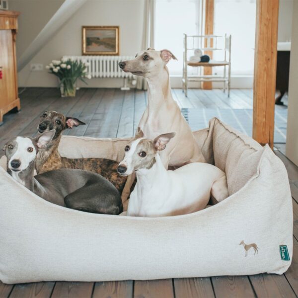Hondenmand Londen Beige