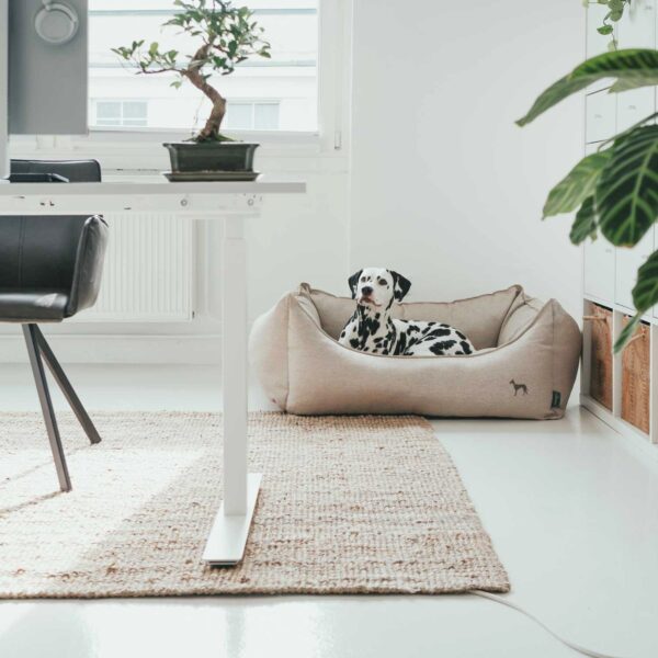 Hondenmand Londen Beige