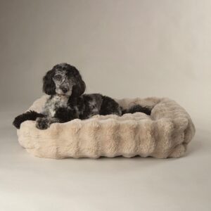 Hondenmand Fluffy Caramel