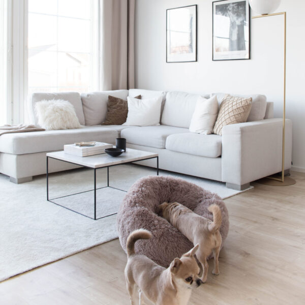Donut Hondenmand XL Taupe