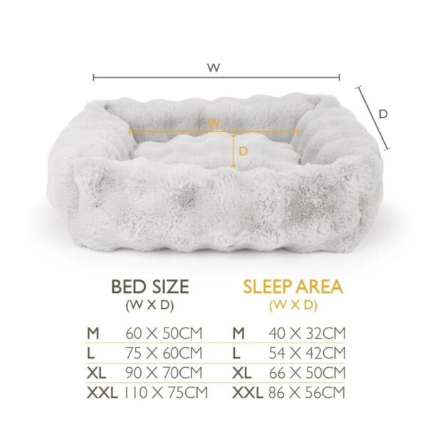 Hondenmand Fluffy Caramel