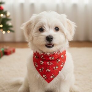 Kerst Bandana Rood