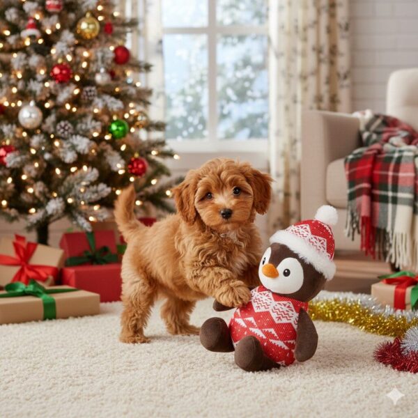 Kerstknuffel Pinguin Pien