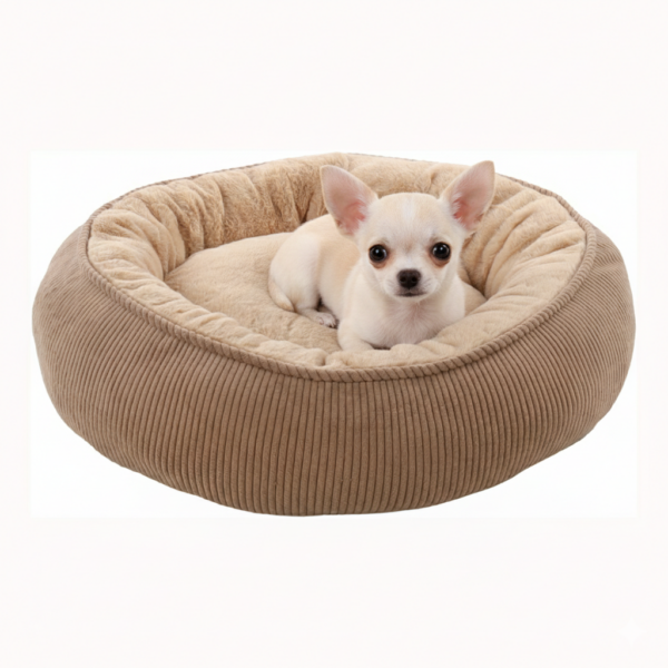 Donut Hondenmand Parijs Beige