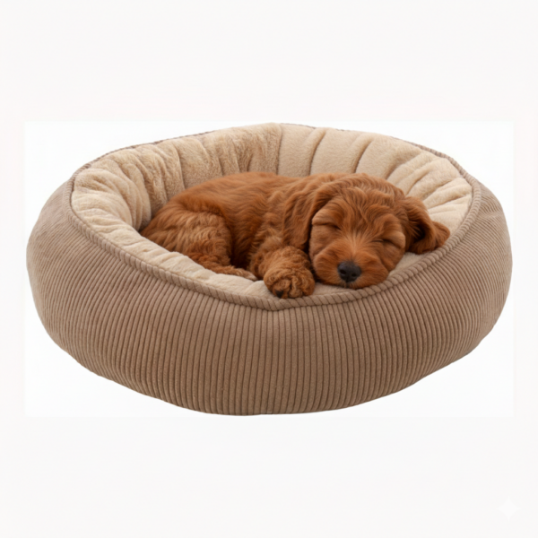 Donut Hondenmand Parijs Beige