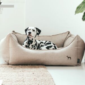 hondenmand beige
