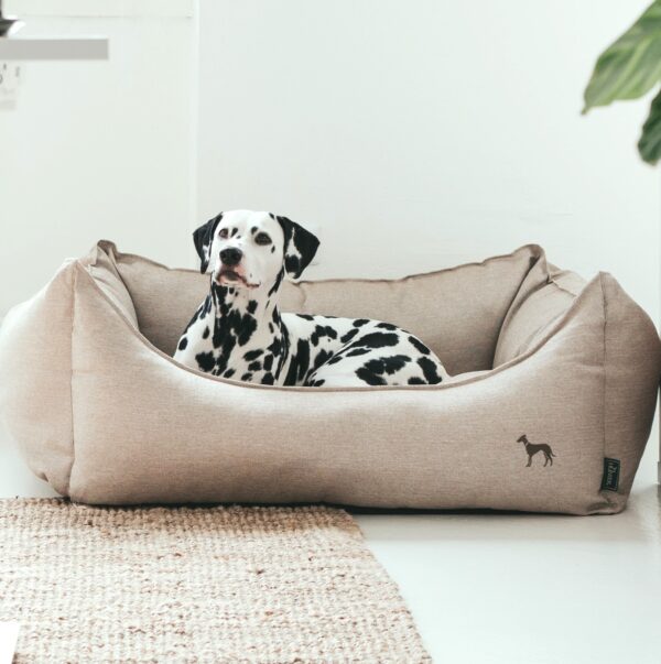 hondenmand beige