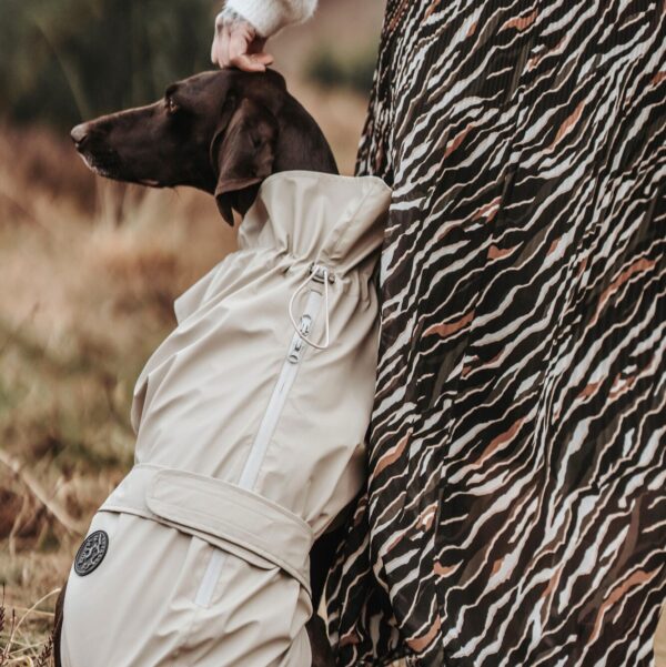 Regenjas Hond Taupe