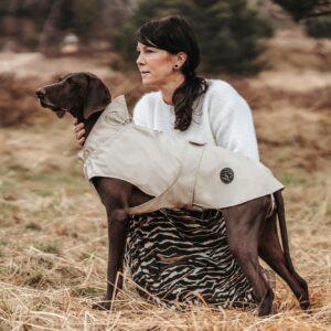 Regenjas Hond Taupe