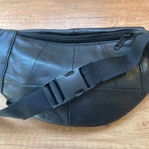 Heuptas Zwart Leer