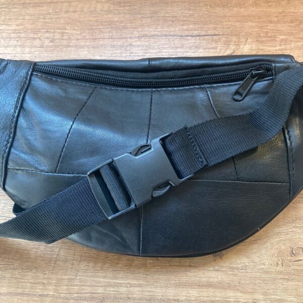 Heuptas Zwart Leer