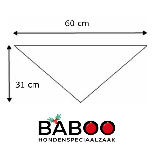 Kerst Bandana Rood