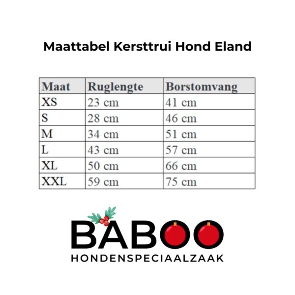 Kersttrui Hond Eland