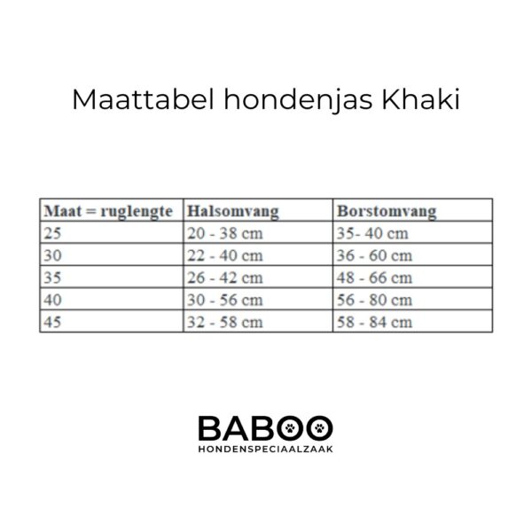 Hondenjas Khaki