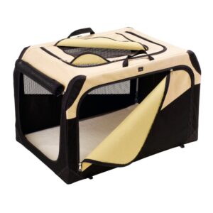 Reisbench Hond Opvouwbaar Beige
