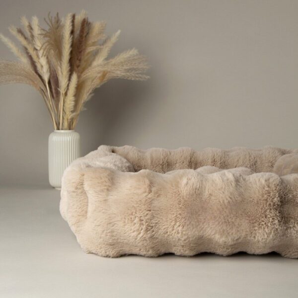 Hondenmand Fluffy Caramel
