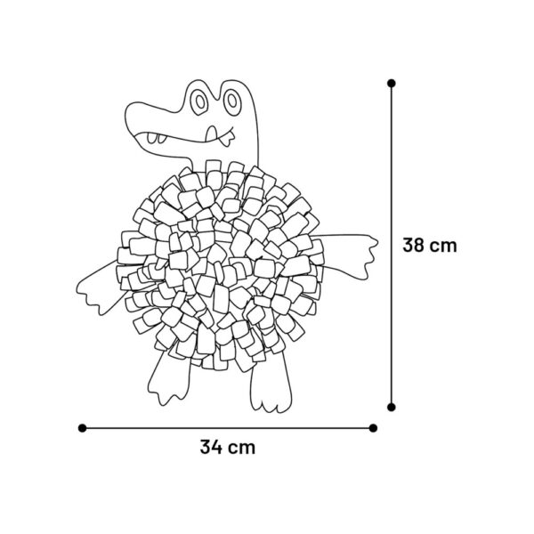 Snuffelmat Krokodil