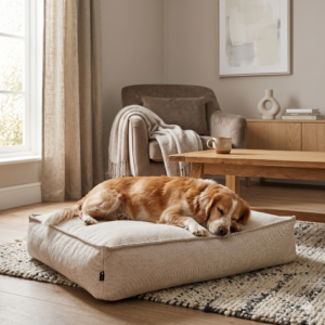 orthopedisch hondenkussen beige